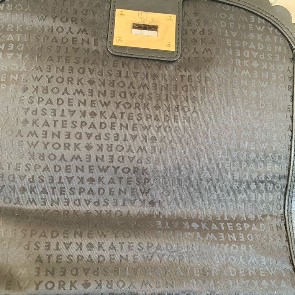 EUC kate spade Jazmin Maple Court Black Leather Purse - Picture 9 of 11